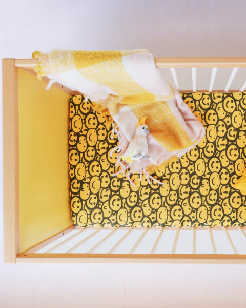 A cot cot from overhead