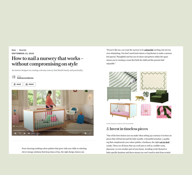 Home Beautiful coverage of Bold Baby