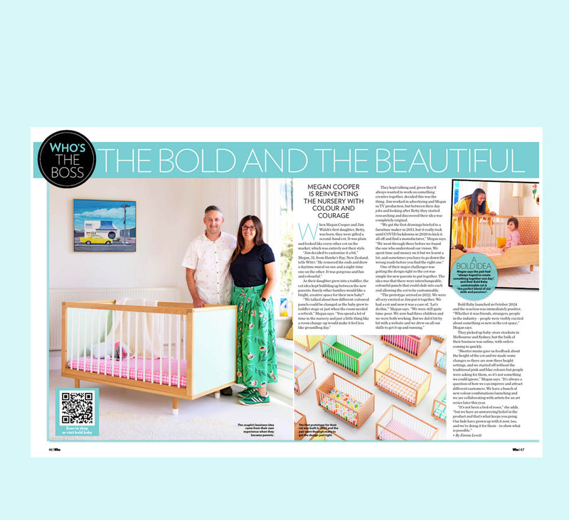 WHO Magazine coverage of Bold Baby